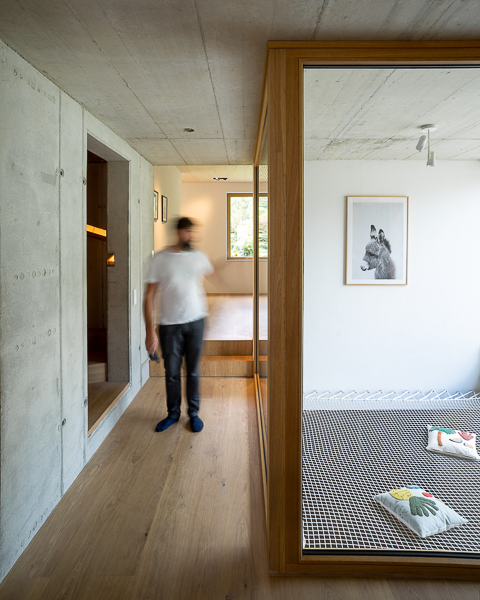 3D Fotografie - Einfamilienhaus mit Holz und Sichtbeton